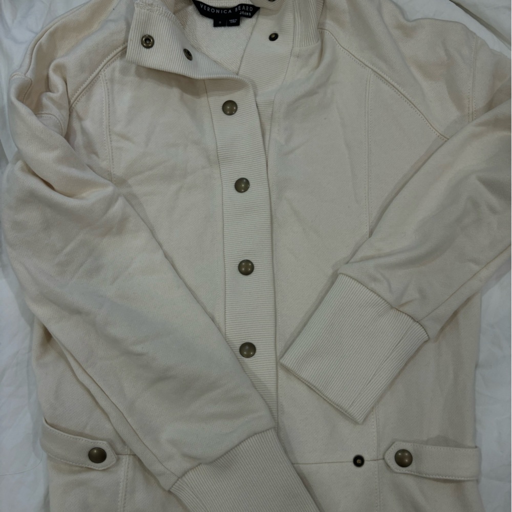 Veronica Beard Cream Jumpsuit